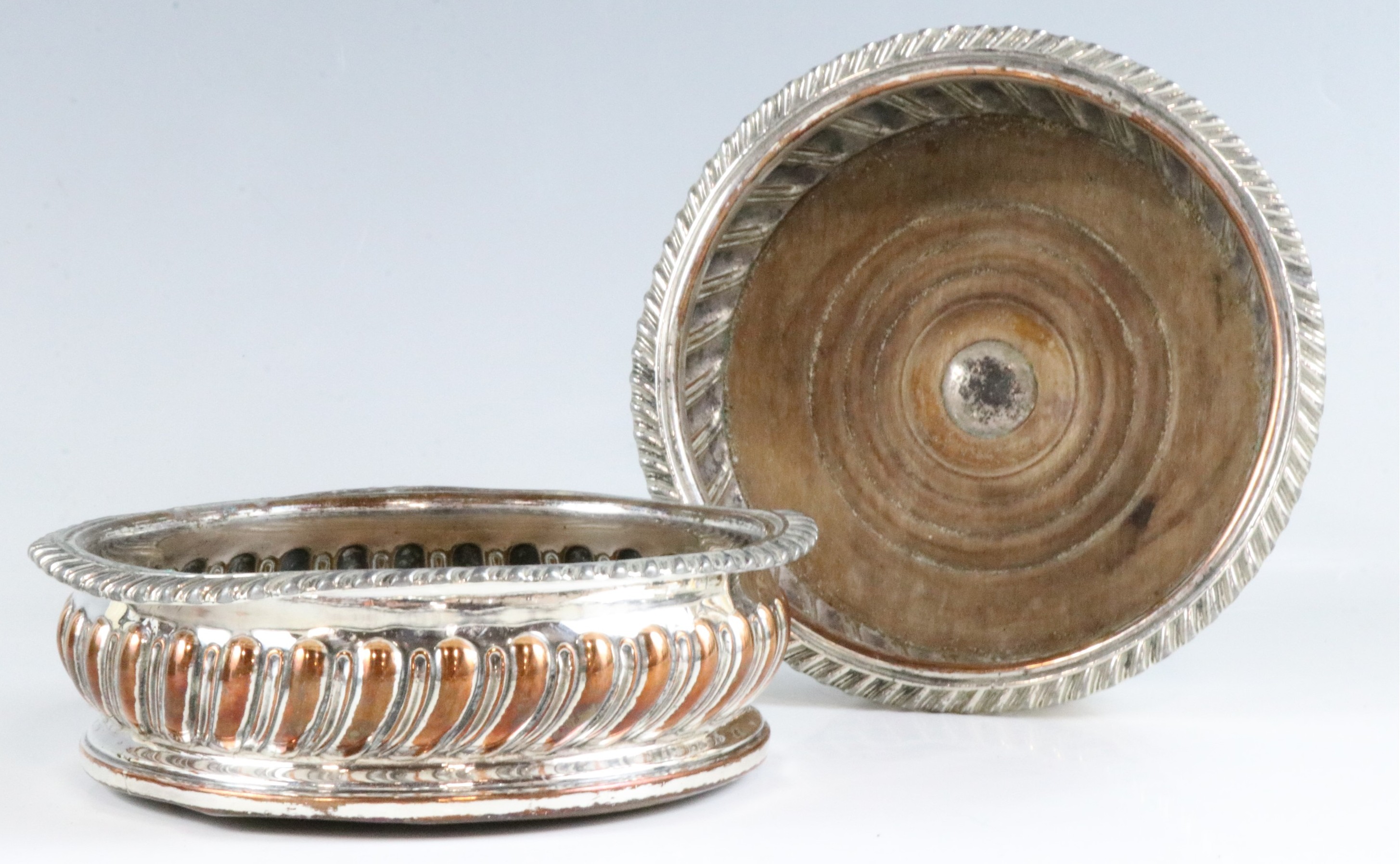 A quantity of Victorian and later silver plate, including a pair of Sheffield plate decanter - Image 4 of 26