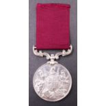 An Army Long Service and Good Conduct medal to 4191 Pte W Watts, 34th Foot