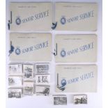 Five albums of Senior Service cigarette cards together with a quantity of lose cards, including