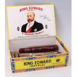 A King Edward Imperial cigar box containing 12 cigars together with a Guantanamera Cristales, a