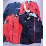 British army dress clothing comprising a George VI Grenadier Guards other rank's tunic, a Light