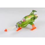 A Dinky diecast UFO Interceptor 351, spring loaded firing action, 14 x 8 cm excluding projectile [