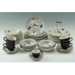 A quantity of Homemaker tea and dinnerware, approximately 59 items [ The pattern was designed by