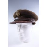 A Great Wart - Second World War US army officer's peaked cap