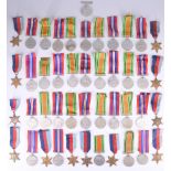 A large quantity of Defence Medals, War Medals and 1939-45 Stars