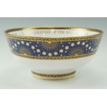 A Spode The Millennium Achievement bowl, 26 cm diameter