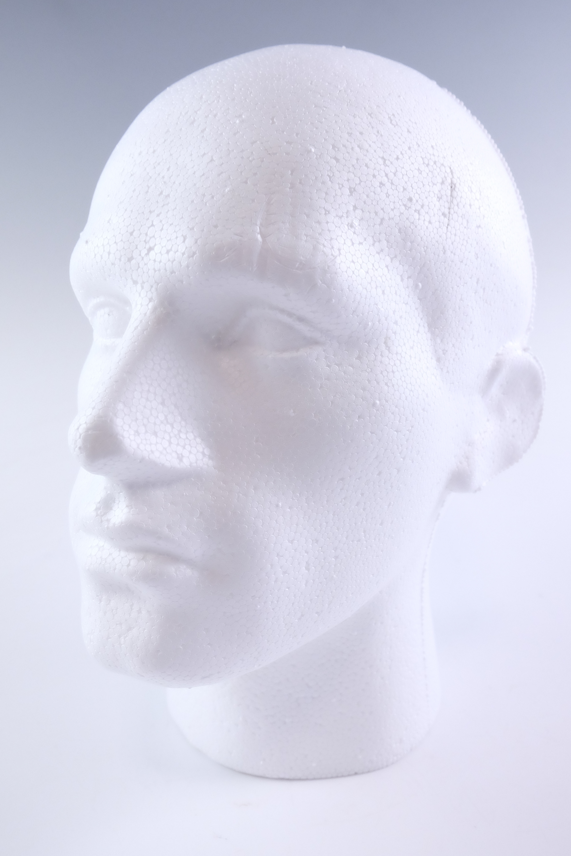 Three new-old-stock polystyrene display mannequin heads, boxed - Image 2 of 3