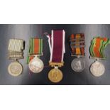 A small group of British medal miniatures