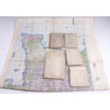 Three Great War British trench maps, three other Great War British military maps of France and a