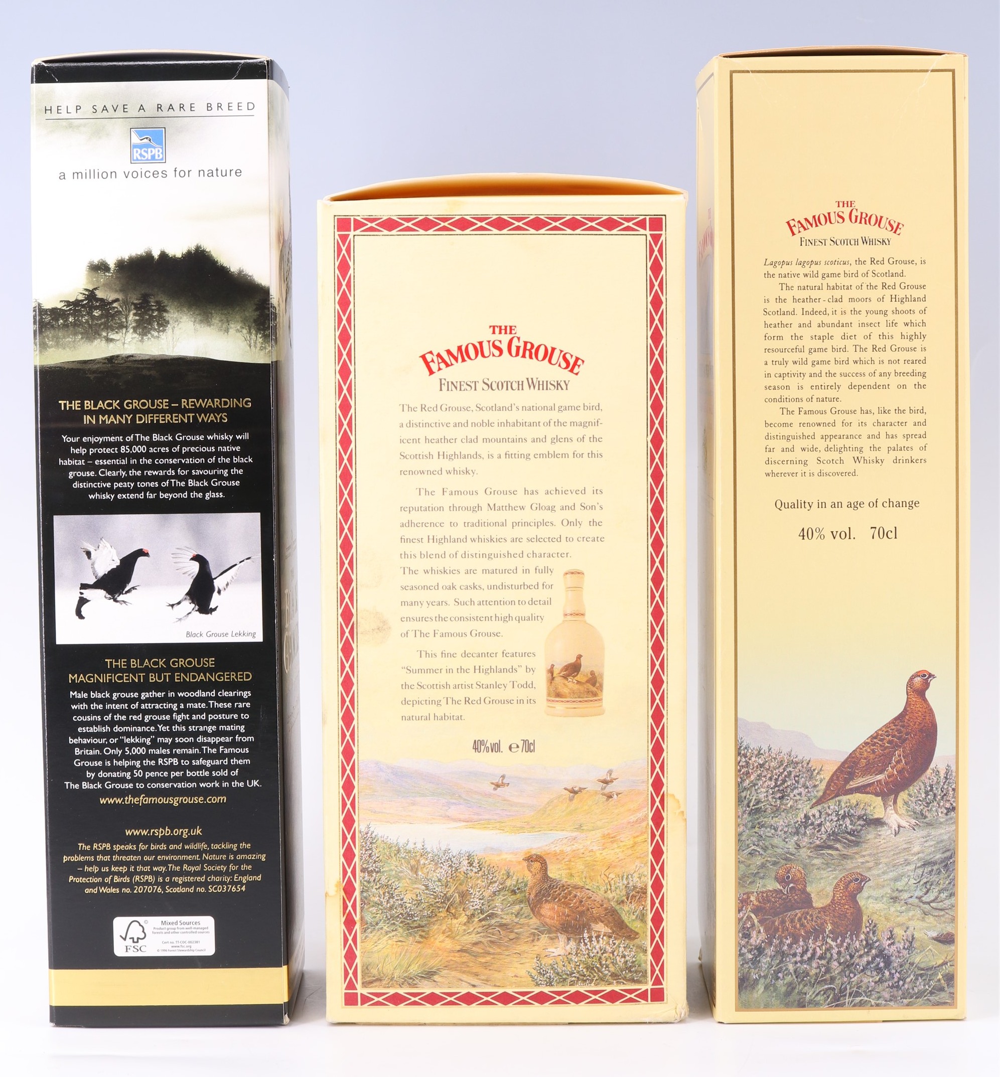 The Famous Grouse Highland Decanter of whisky, together with a boxed 700 ml bottle and a boxed 700 - Image 8 of 8