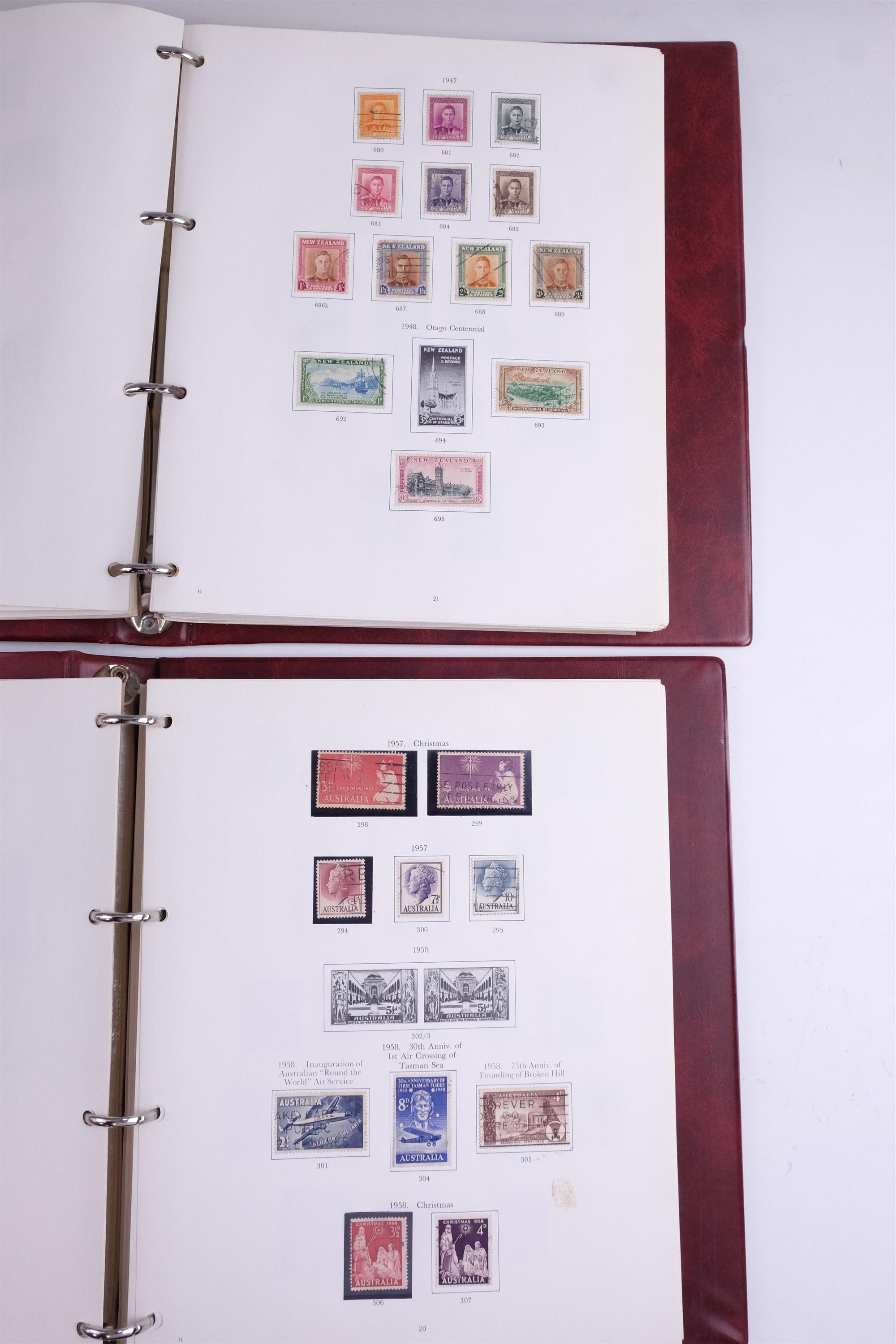 Four albums of stamps of Australia and New Zealand - Image 16 of 105