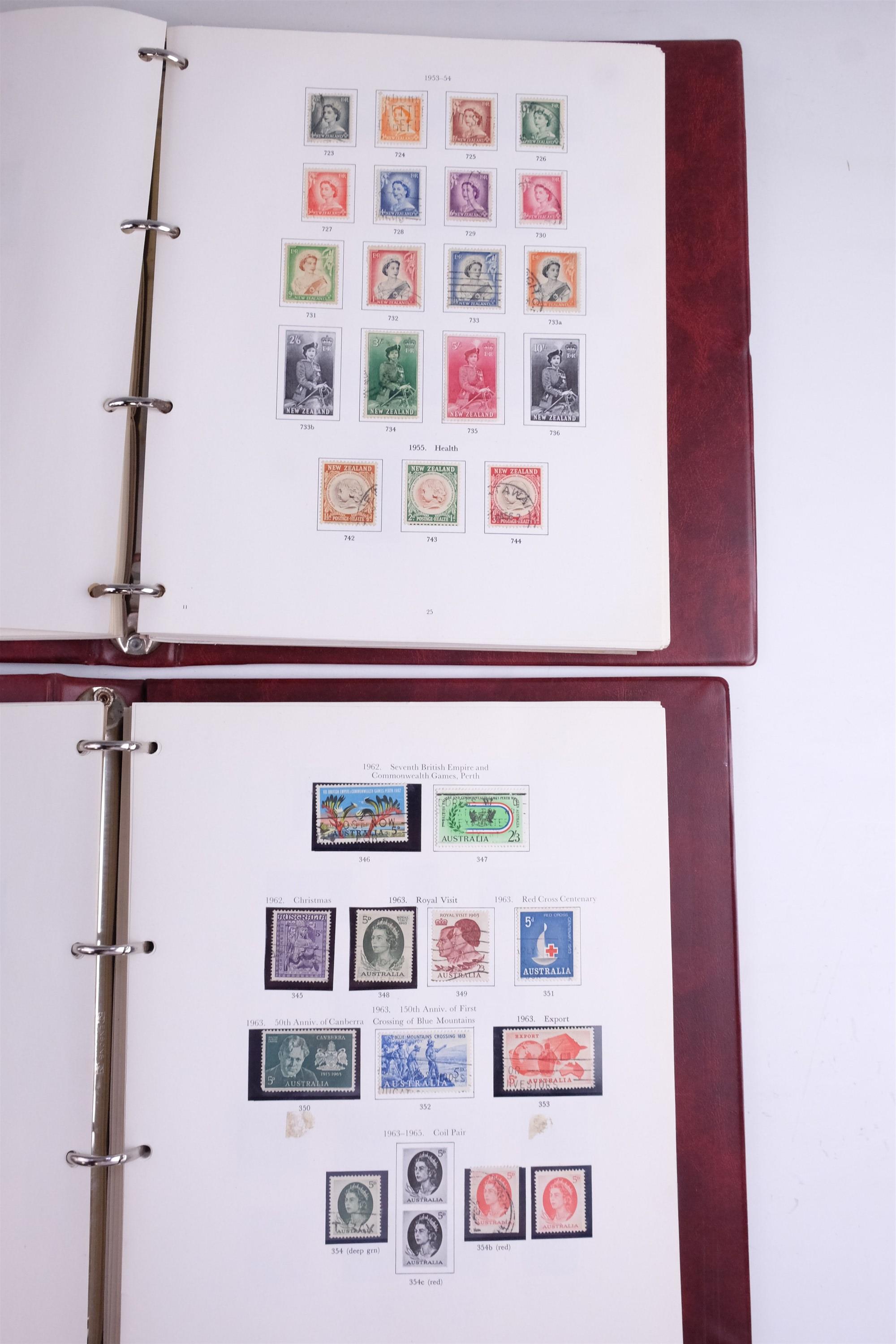 Four albums of stamps of Australia and New Zealand - Image 19 of 105