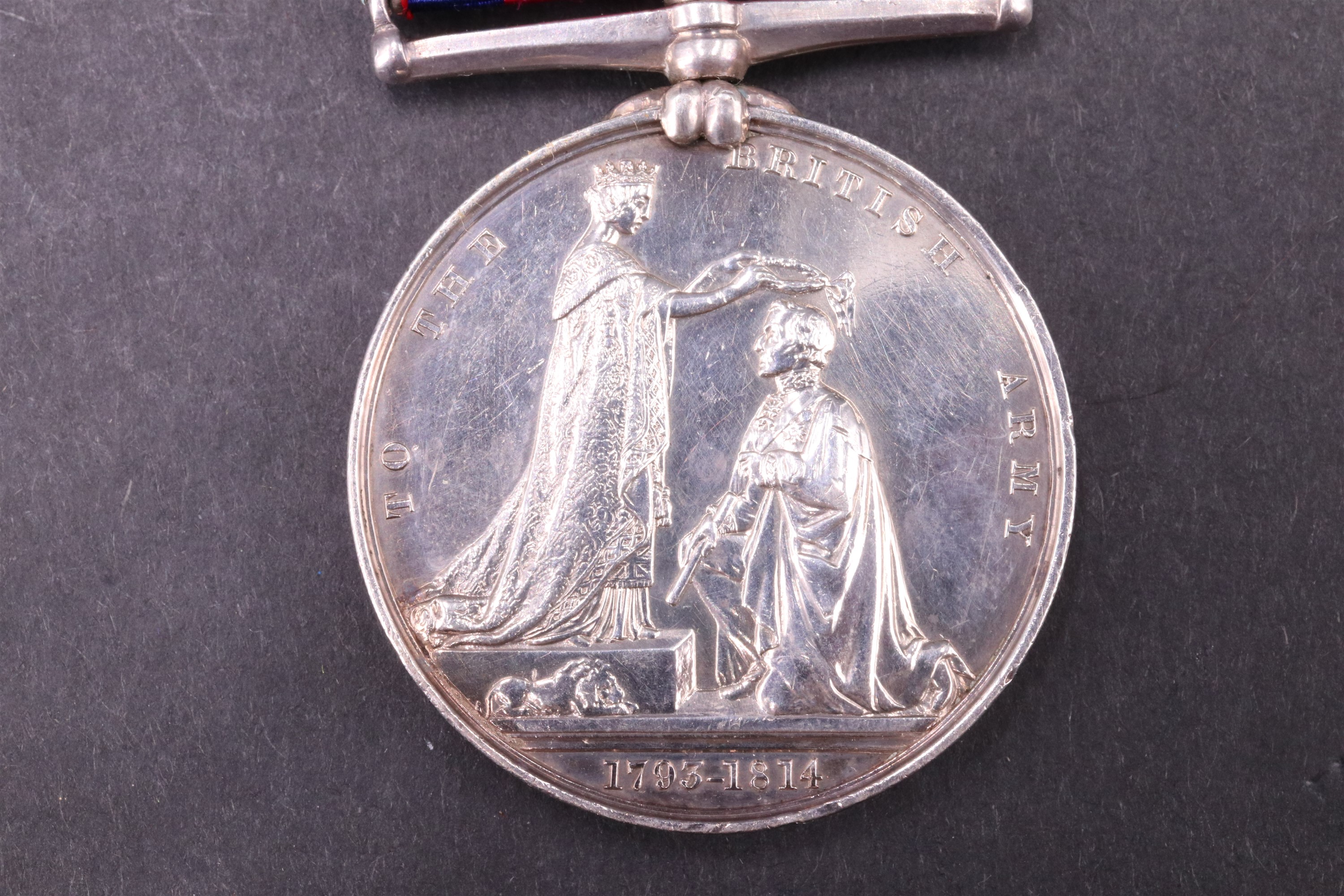 A Military General Service medal with six clasps to Richd Harding, 34th Foot - Image 5 of 8