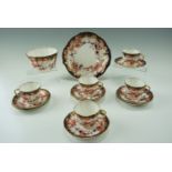 A group of early 20th Century Royal Crown Derby Imari tea ware, circa 1911