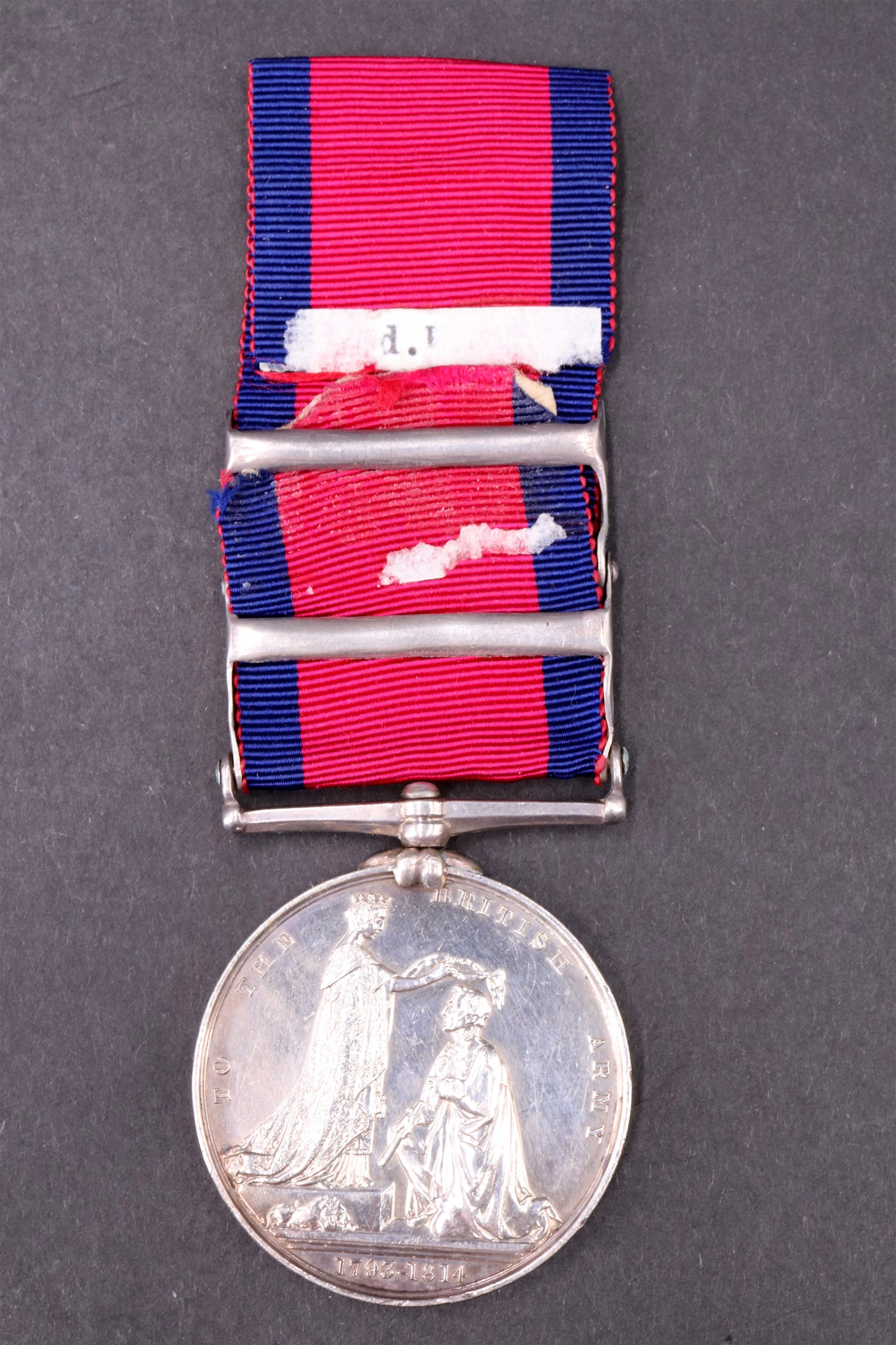 A Military General Service medal with six clasps to Richd Harding, 34th Foot - Image 2 of 8