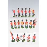A group of Britains composition Scots Guard toy soldiers