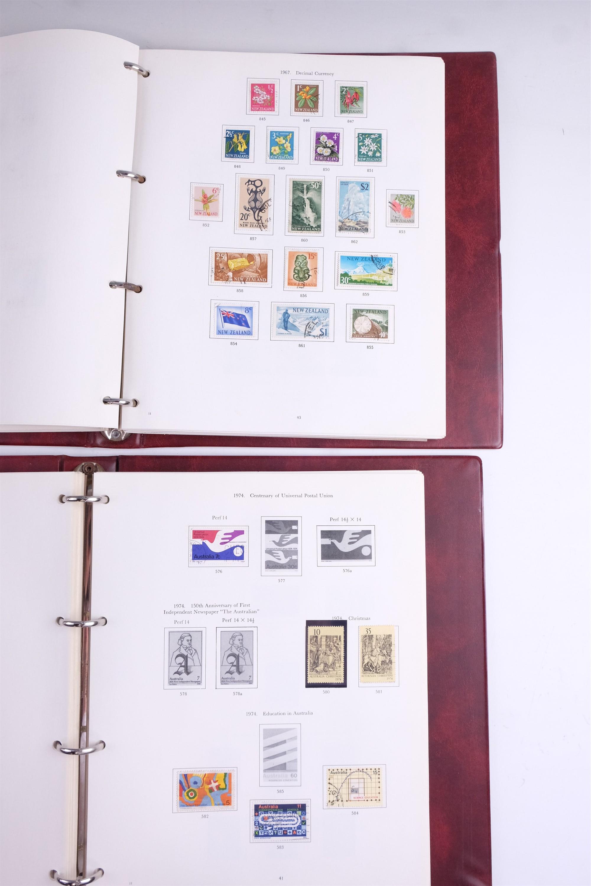 Four albums of stamps of Australia and New Zealand - Image 30 of 105