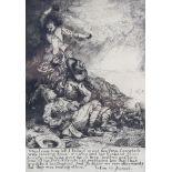 After Robert Spence (1871 - 1964) Six etchings portraying scenes and extracts from 'The Journal of