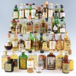 A large quantity of whisky, rum and other miniatures, including Bell's, Glenfiddich, J&B, etc