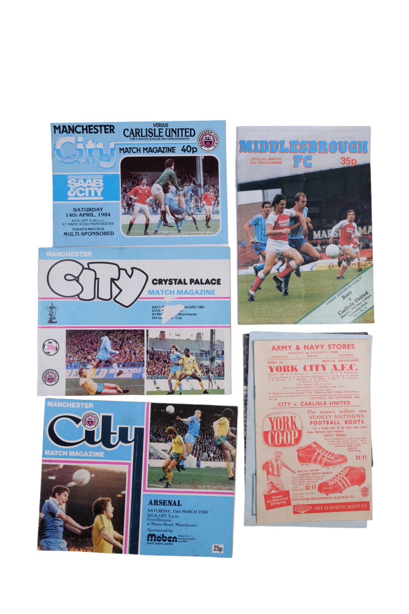 A large quantity of Carlisle United Football Club match day programmes, 1967 -1981, together with - Image 20 of 40