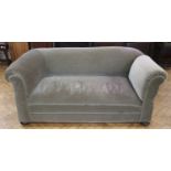 A Victorian drop end sofa, 163 x 82 x 72 cm