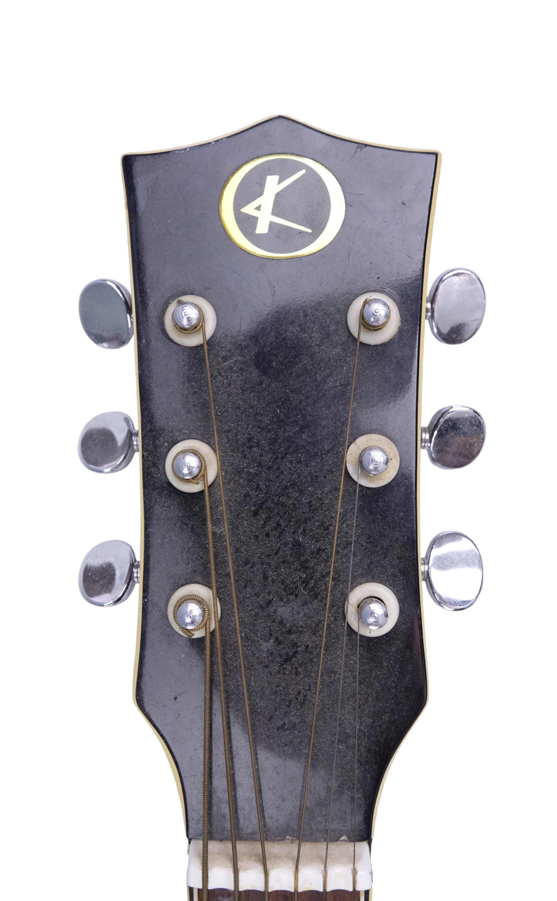 A Kay acoustic guitar, model number K6161, together with a stand, Kay 102 cm - Image 6 of 11