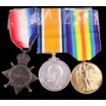 A 1914-15 Star, British War and Victory Medals to 322123 Sapper A Lowthian, Royal Engineers