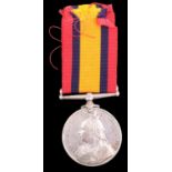 A Queen's South Africa Medal to 6568 Pte E Shepherd, King's Own Yorkshire Light Infantry