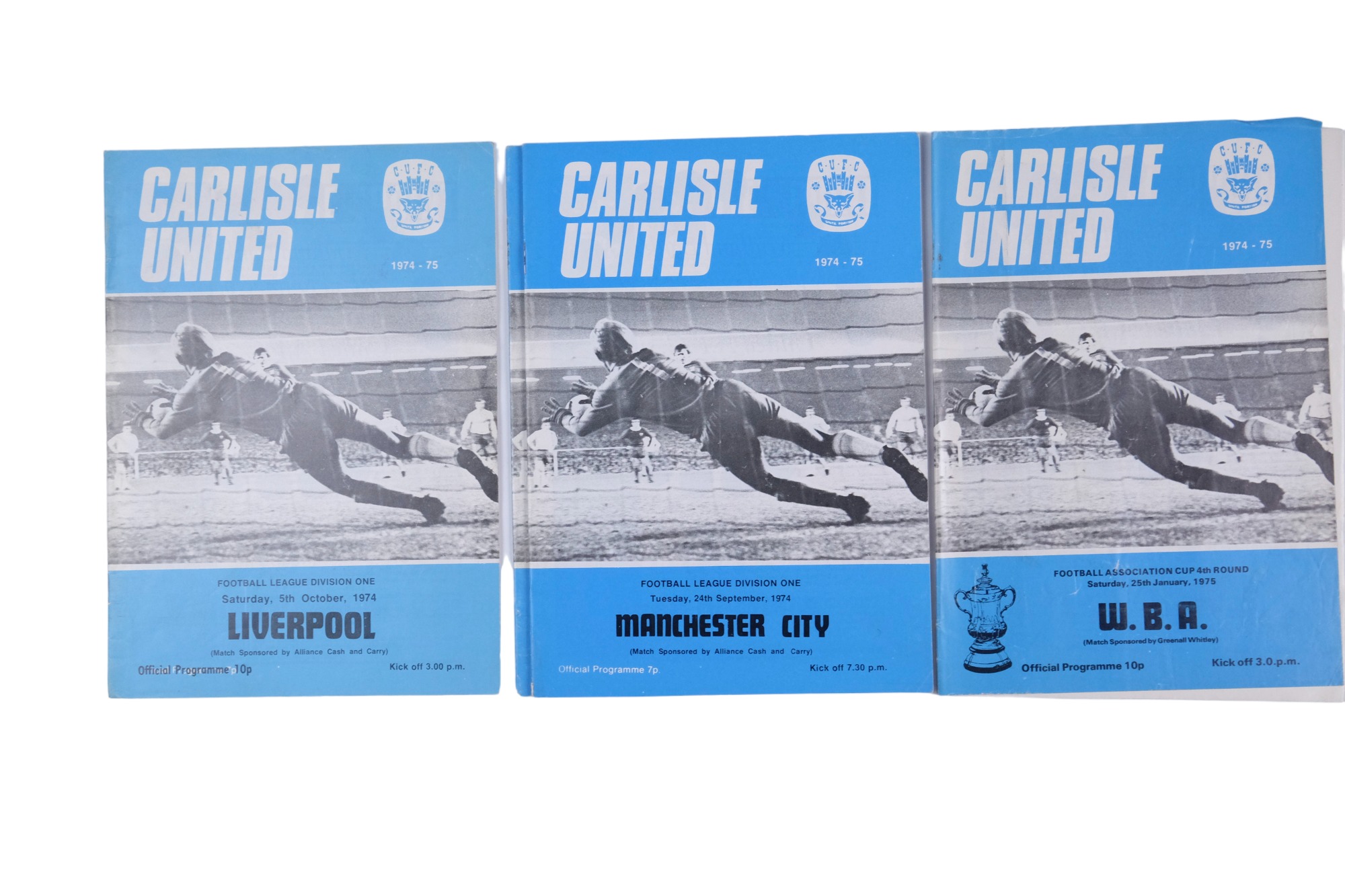 A large quantity of Carlisle United Football Club match day programmes, 1967 -1981, together with - Image 33 of 40