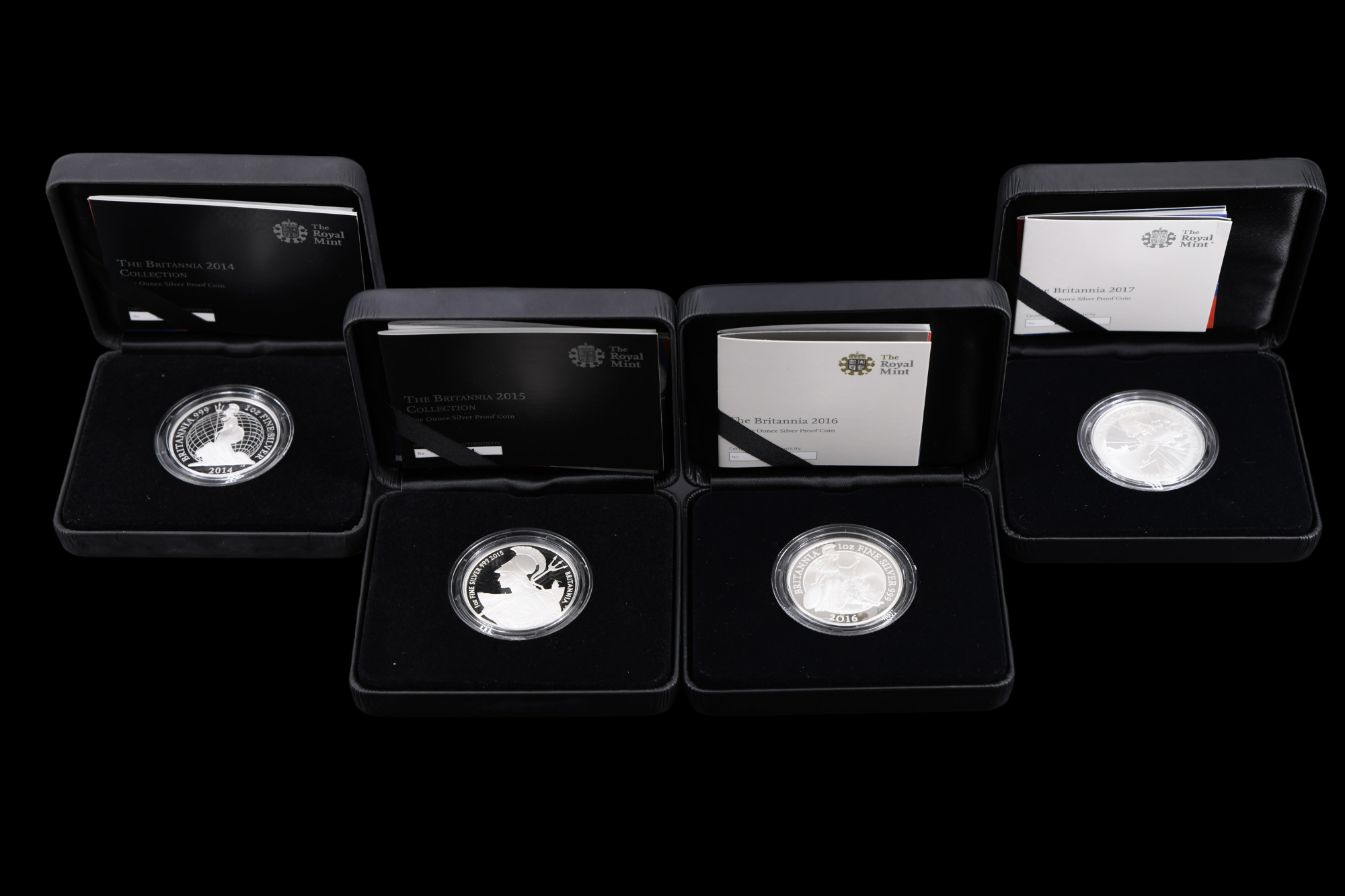 The Britannia 2015 Collection six coin silver proof set together with the 2013 five coin collection, - Image 6 of 12