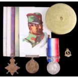 A 1914-15 Star and British War Medal to 58751 Pte J Kirby, RAMC, together with a Special