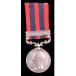 An India General Service Medal with Bhootan clasp to 713 H Oldham, 55th Regiment
