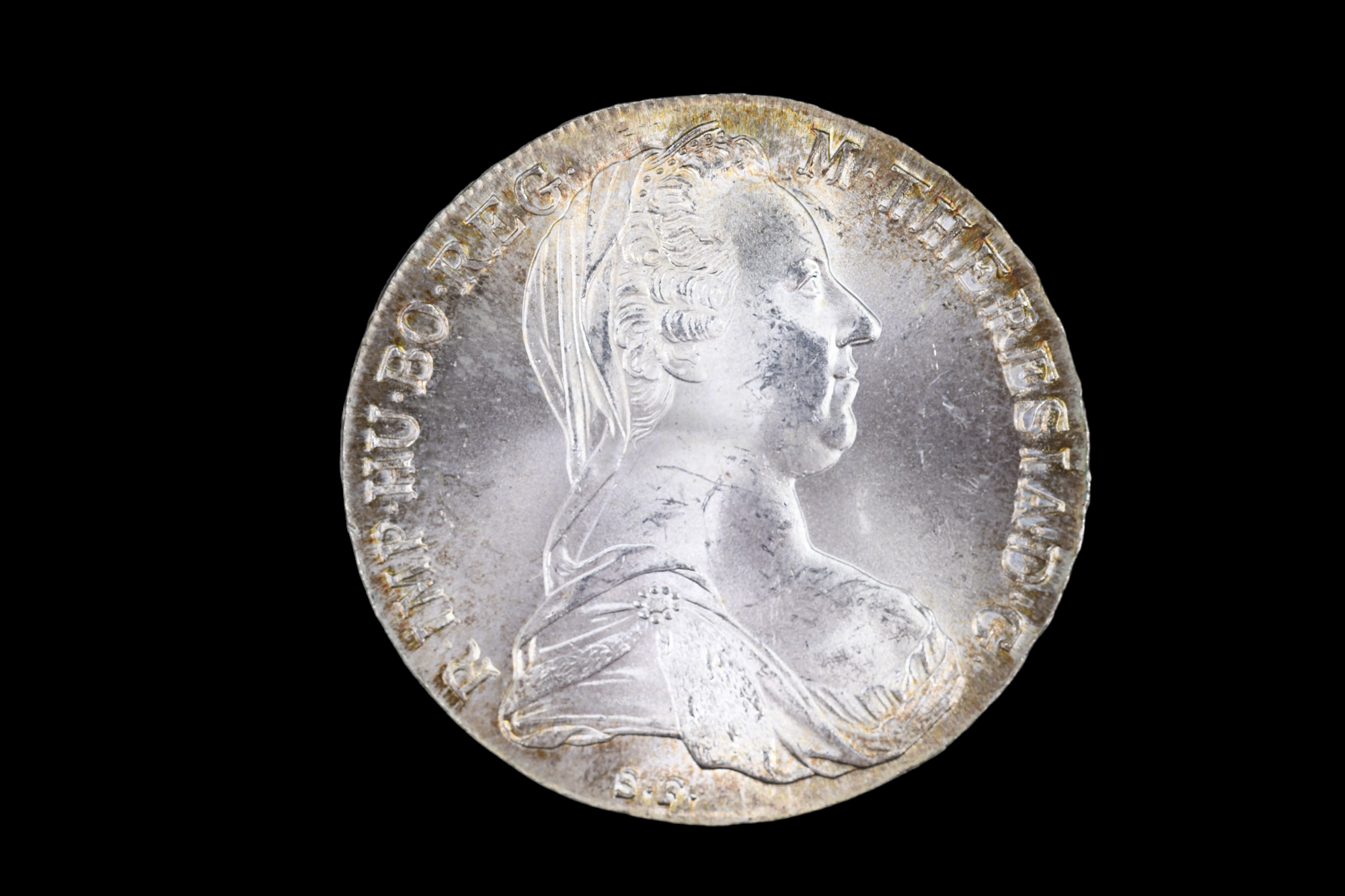 A silver Maria Theresia 1780 Austrian one thaler coin - Image 2 of 8