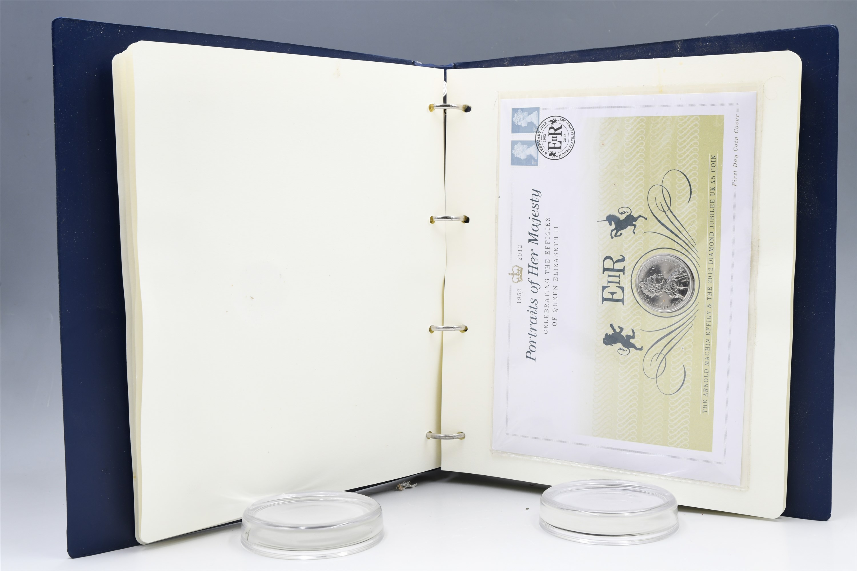 An album of Portraits of Her Majesty first day coin and banknote covers, limited edition 382/500, by - Image 6 of 8