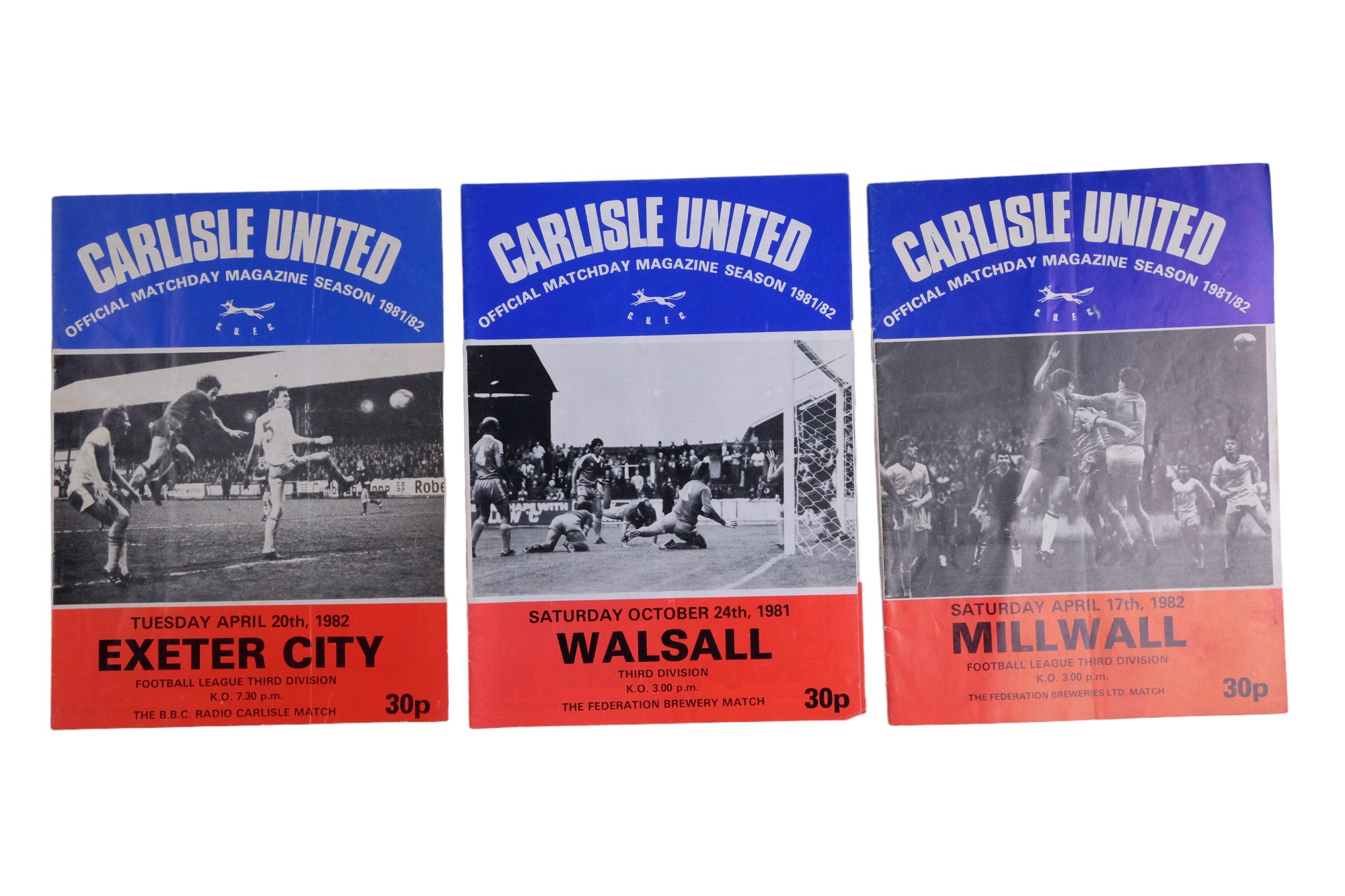 A large quantity of Carlisle United Football Club match day programmes, 1967 -1981, together with - Image 36 of 40