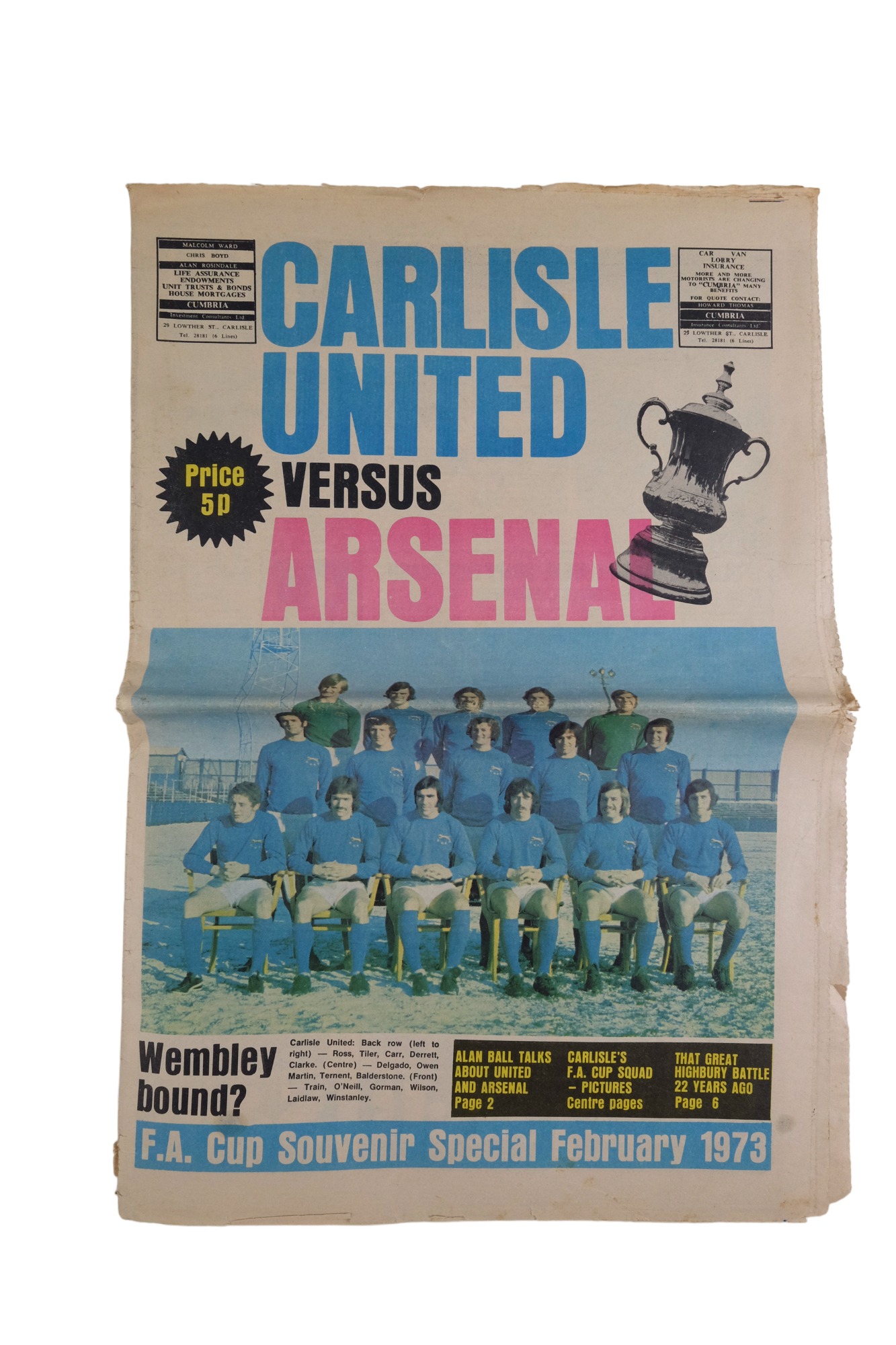 A large quantity of Carlisle United Football Club match day programmes, 1967 -1981, together with - Image 14 of 40
