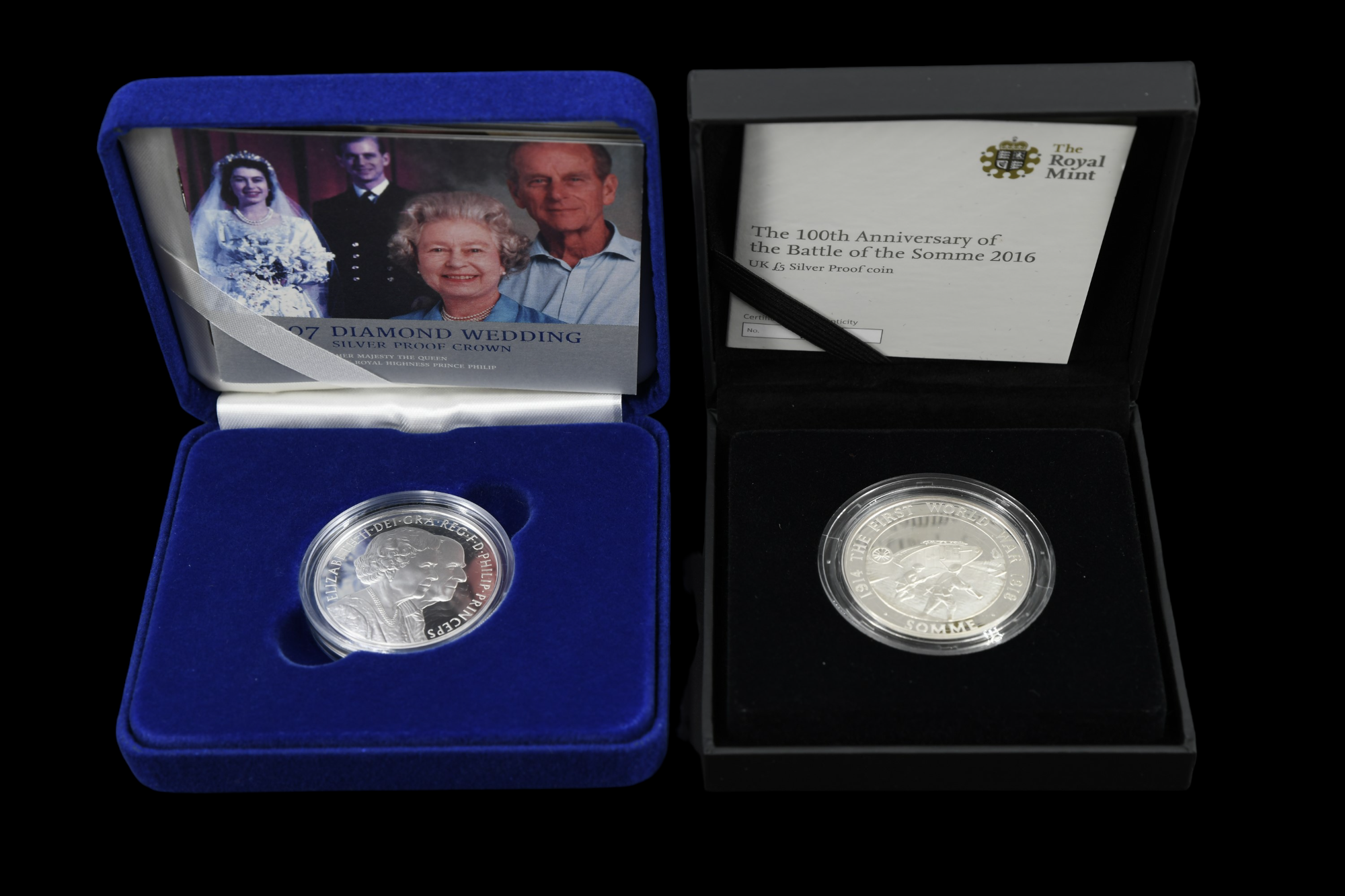 A group of cased silver proof commemorative coins, including Nelson Trafalgar 200th Anniversary - Image 11 of 14