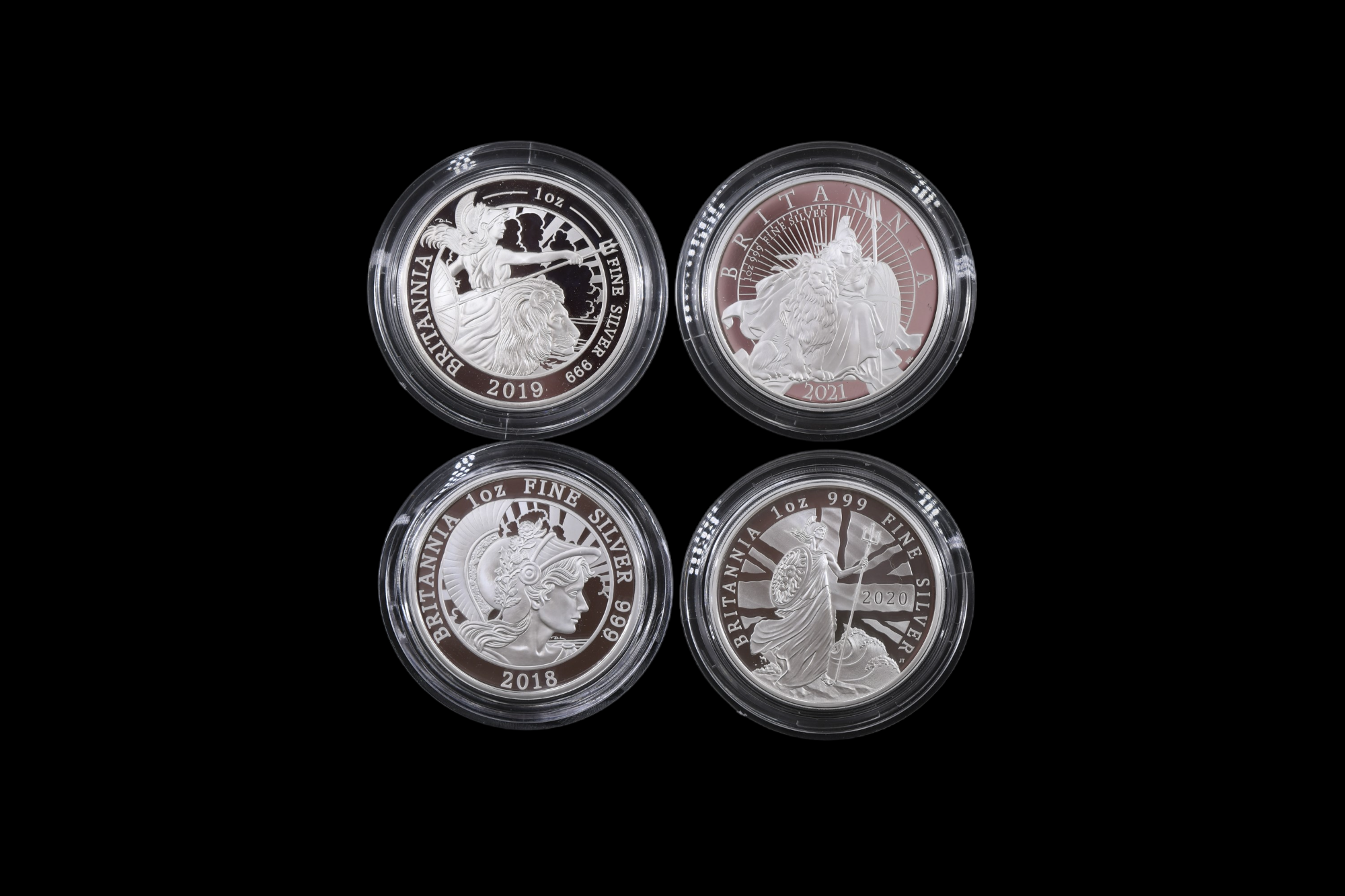 The Britannia 2015 Collection six coin silver proof set together with the 2013 five coin collection, - Image 9 of 12