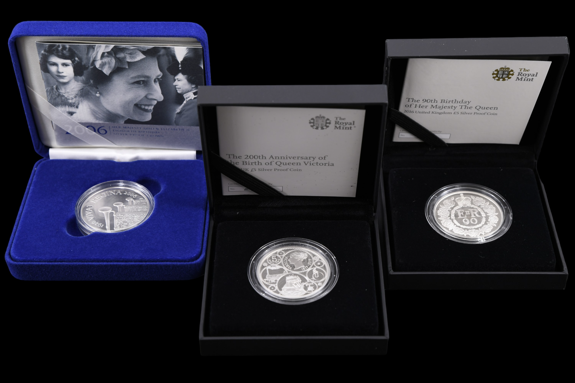A group of cased silver proof commemorative coins, including Nelson Trafalgar 200th Anniversary - Image 9 of 14