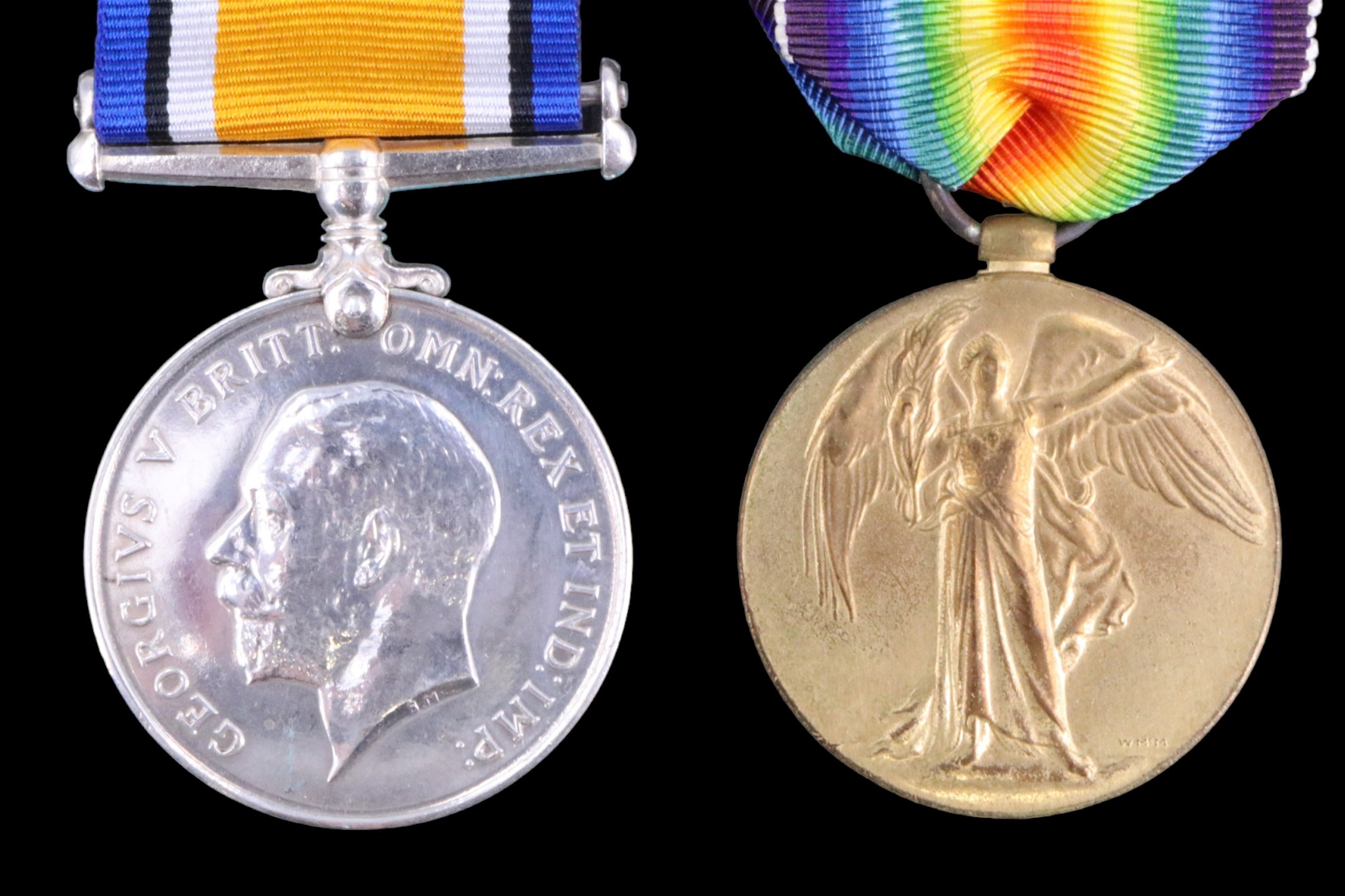 British War and Victory Medals to 25197 Pte J Emmerson, Border Regiment - Image 2 of 5