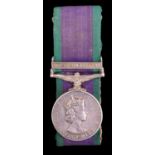 A General Service Medal with Northern Ireland clasp to 24161572 Pte M G Reid, Parachute Regiment