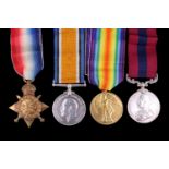 A Distinguished Conduct Medal with 1914-15 Star, British War and Victory Medals to 63491 Serjt J J