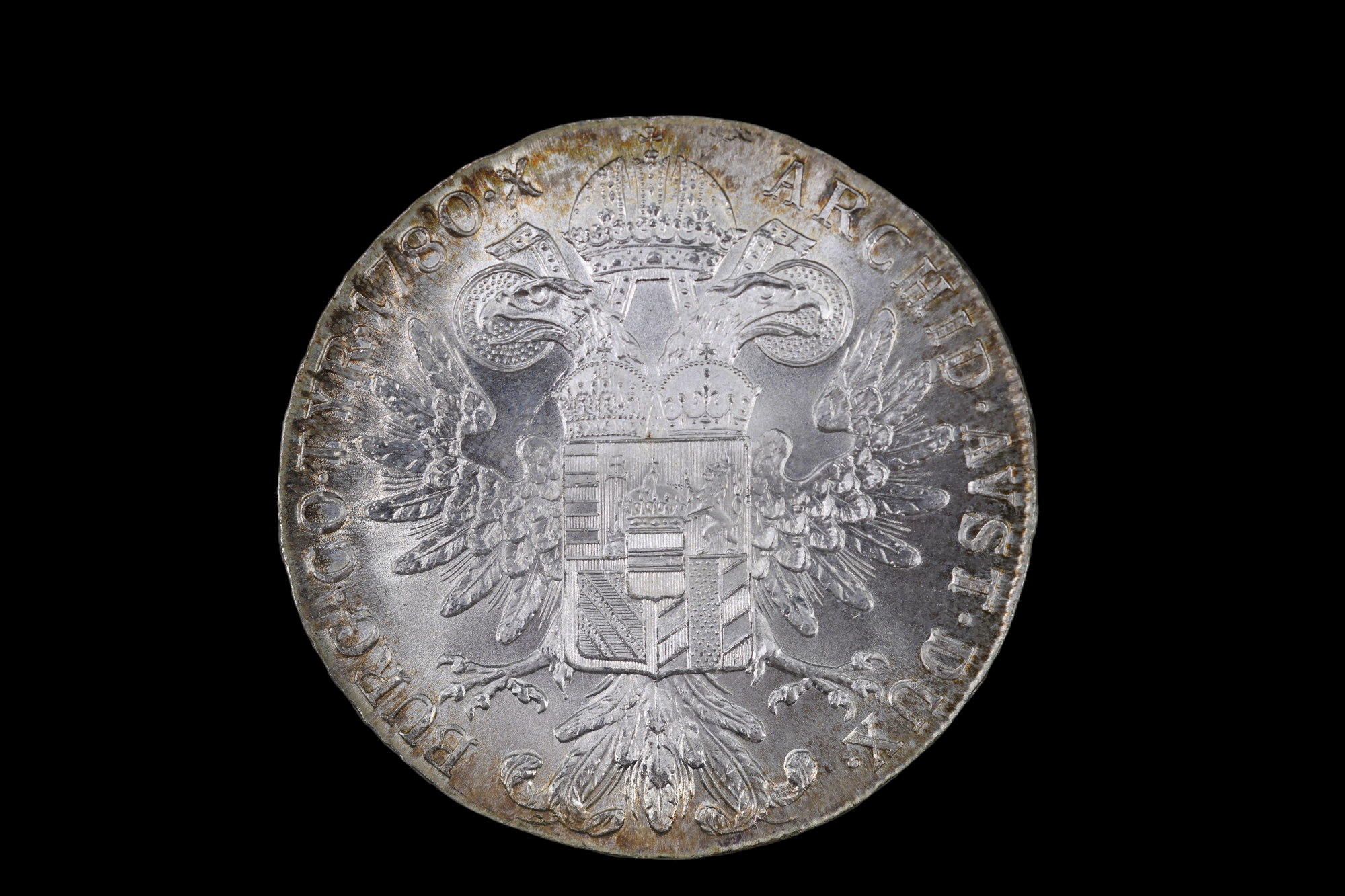 A silver Maria Theresia 1780 Austrian one thaler coin - Image 3 of 8