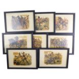 After Harry Payne (1858-1927) A uniformly framed set of eight Victoria Cross Gallery series