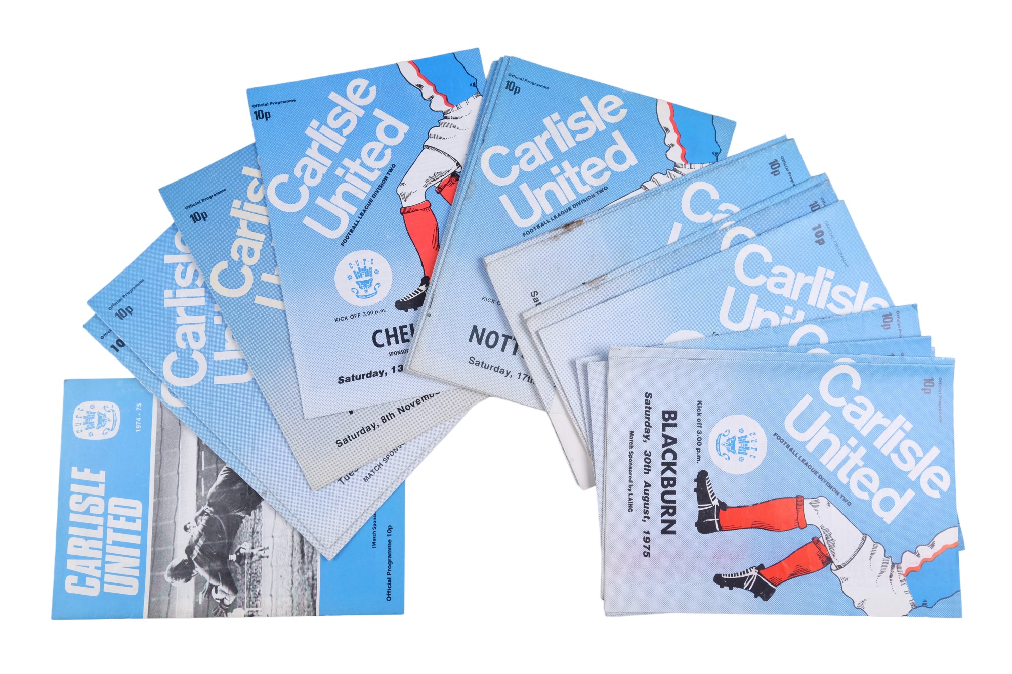 A large quantity of Carlisle United Football Club match day programmes, 1967 -1981, together with - Image 37 of 40