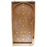 A vintage Chad Valley bagatelle game, circa 1930s-1950s, 38 x 76 cm