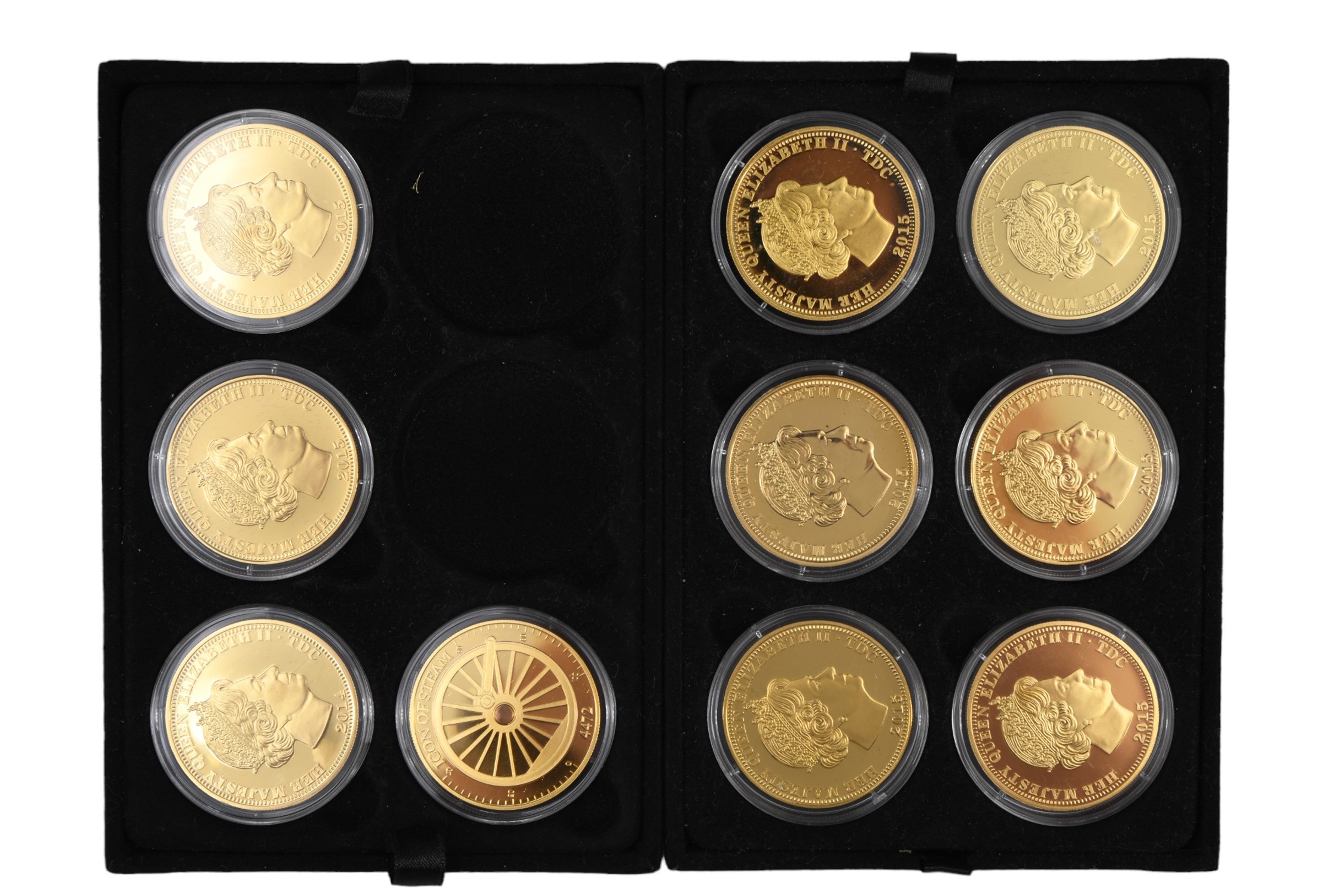 A cased set of The Bradford Exchange commemorative one crown picture coins - Image 3 of 3