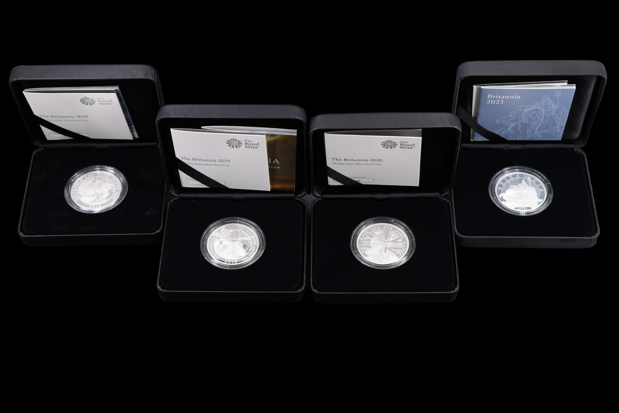 The Britannia 2015 Collection six coin silver proof set together with the 2013 five coin collection, - Image 8 of 12