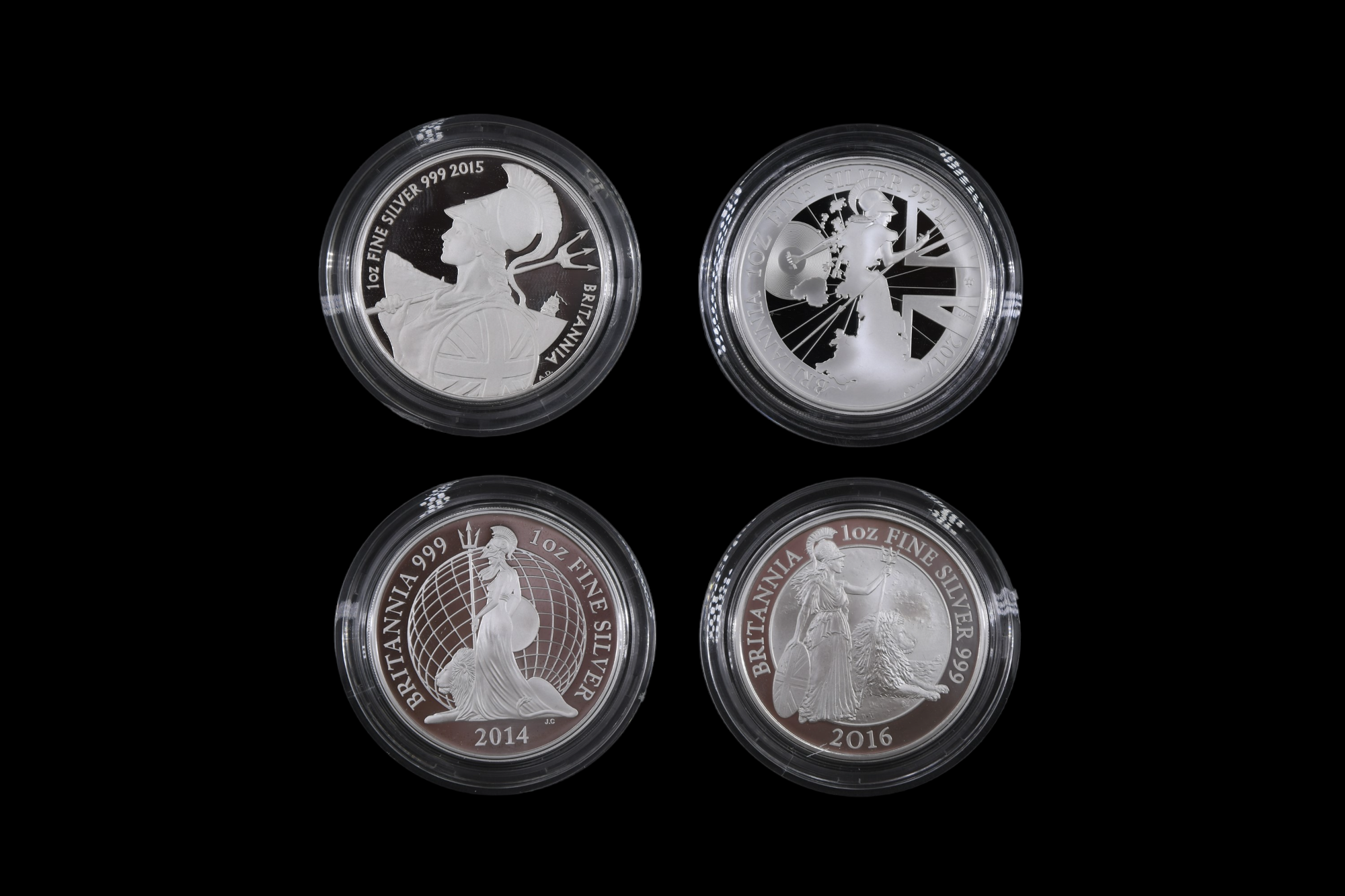 The Britannia 2015 Collection six coin silver proof set together with the 2013 five coin collection, - Image 7 of 12