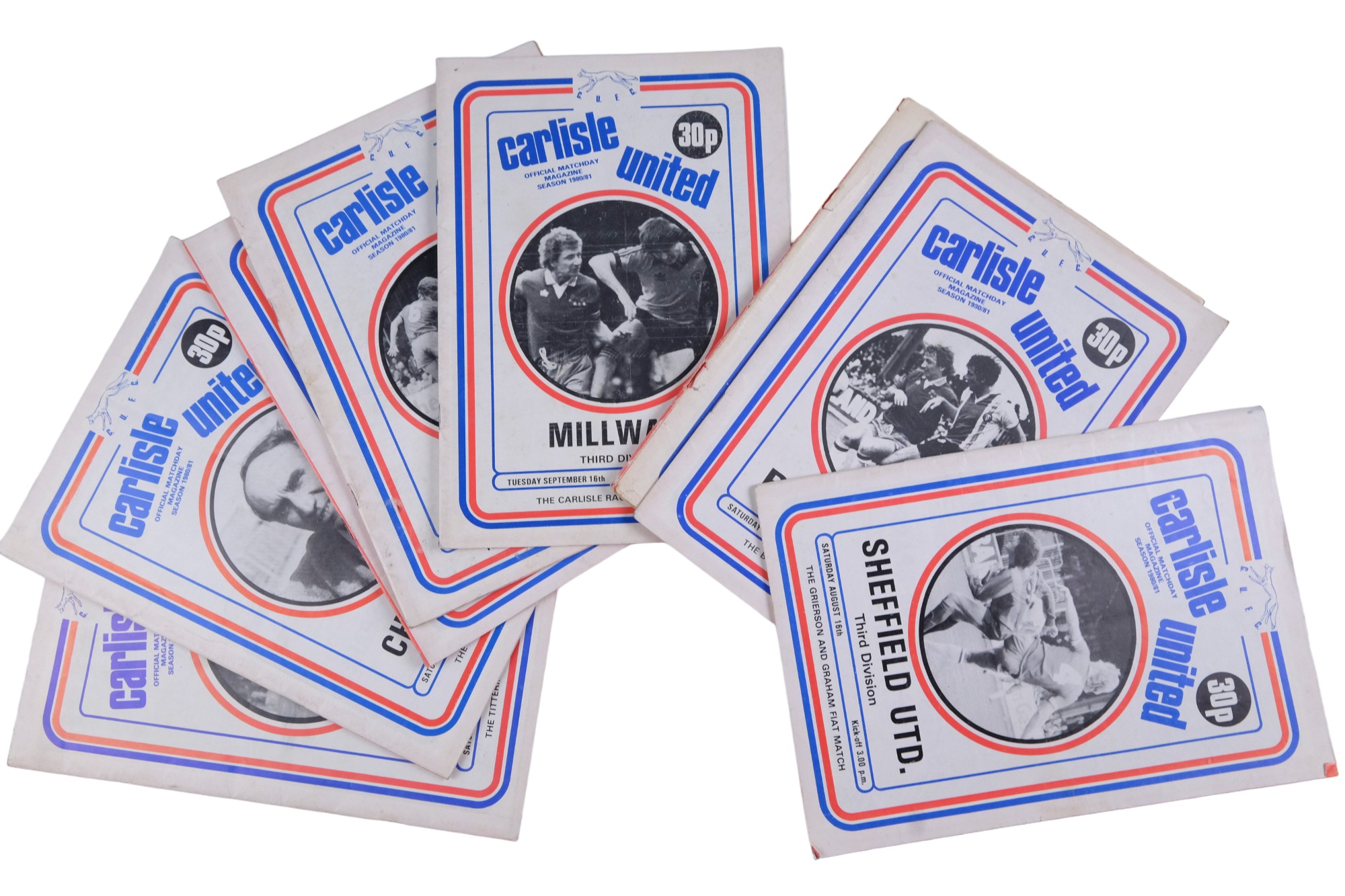 A large quantity of Carlisle United Football Club match day programmes, 1967 -1981, together with - Image 30 of 40
